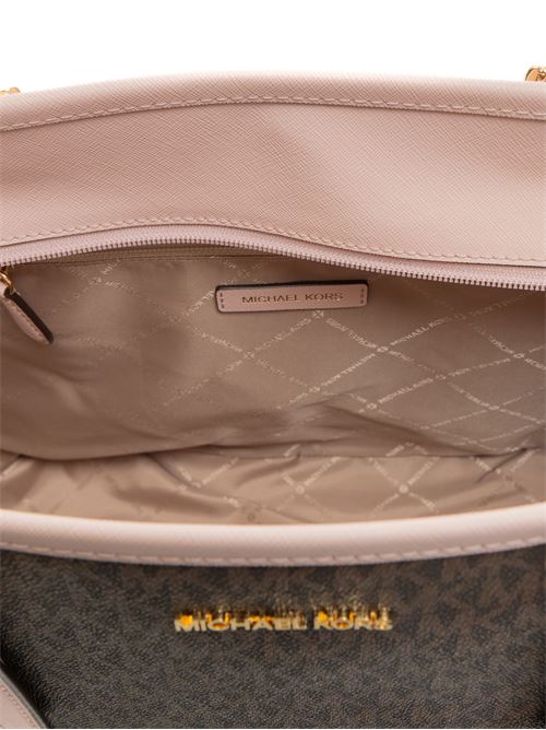 JET SET TRAVEL LG TZ SHLDR TOTE MICHAEL KORS | 35T0GTVT3V/POWDER BLUSH